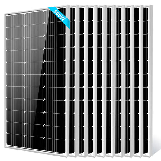 100 Watt Monocrystalline Solar Panel | 10 pcs