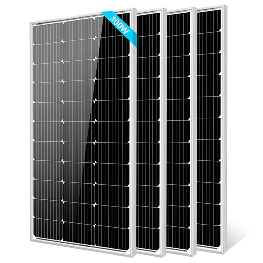 100 Watt Monocrystalline Solar Panel | 4 pcs