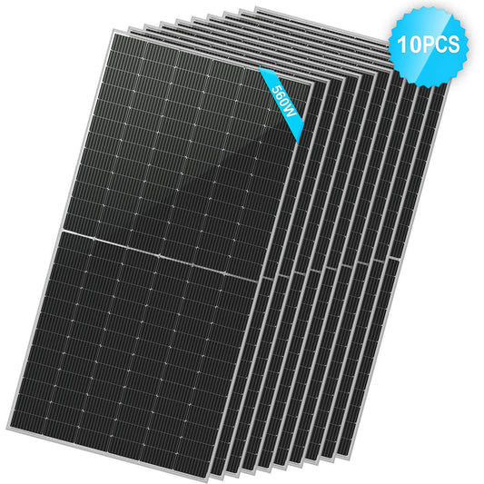 560 Watt Bifacial PERC Solar Panel - 10 units