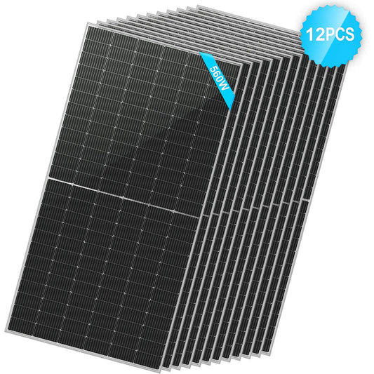 560 Watt Bifacial PERC Solar Panel - 12 units