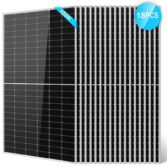 550 Watt Monocrystalline PERC Solar Panel - 18 units