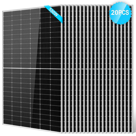 550 Watt Monocrystalline PERC Solar Panel - 20 units