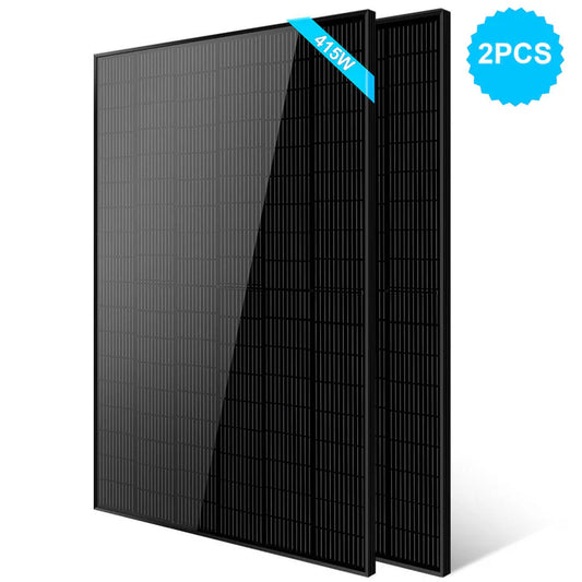 415W Mono Black PERC Solar Panel - 2 units