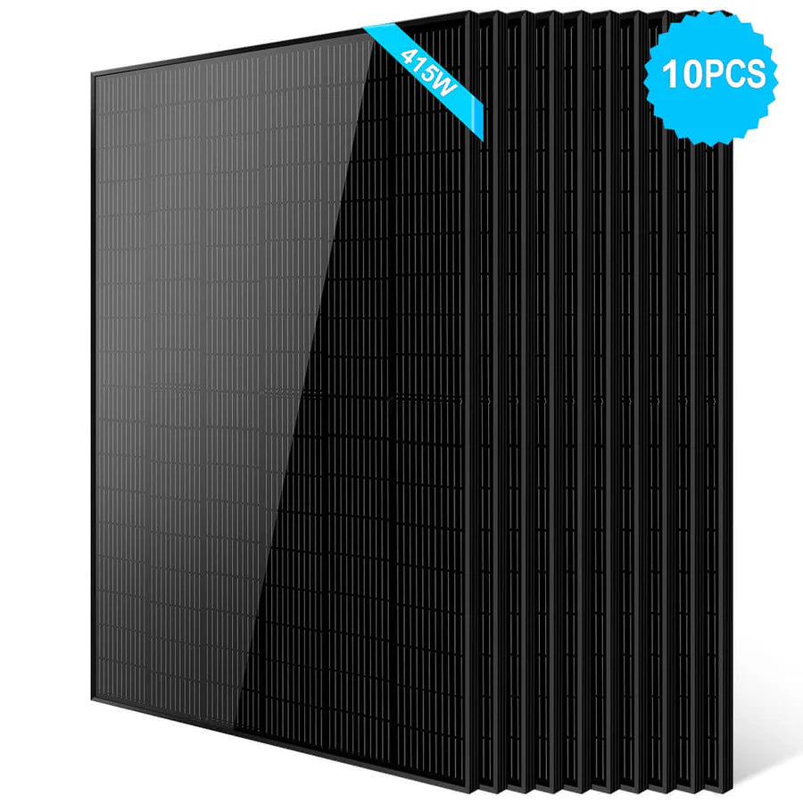 415W Mono Black PERC Solar Panel - 10 units