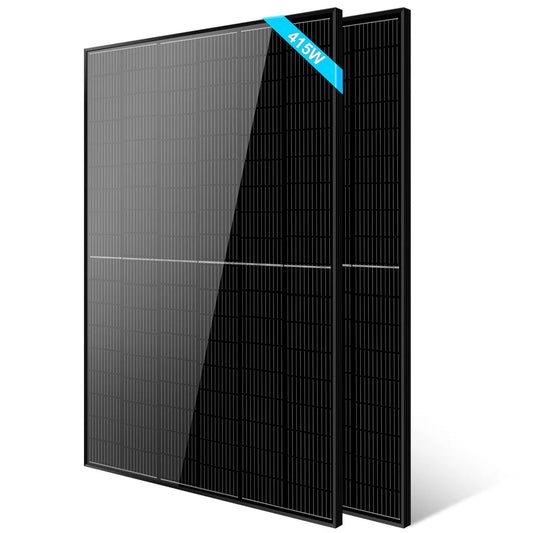 415W MONO BLACK PERC SOLAR PANEL FULL PALLET (32 PANELS)