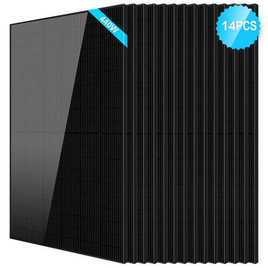 440W Mono Black PERC Solar Panel - 14 units