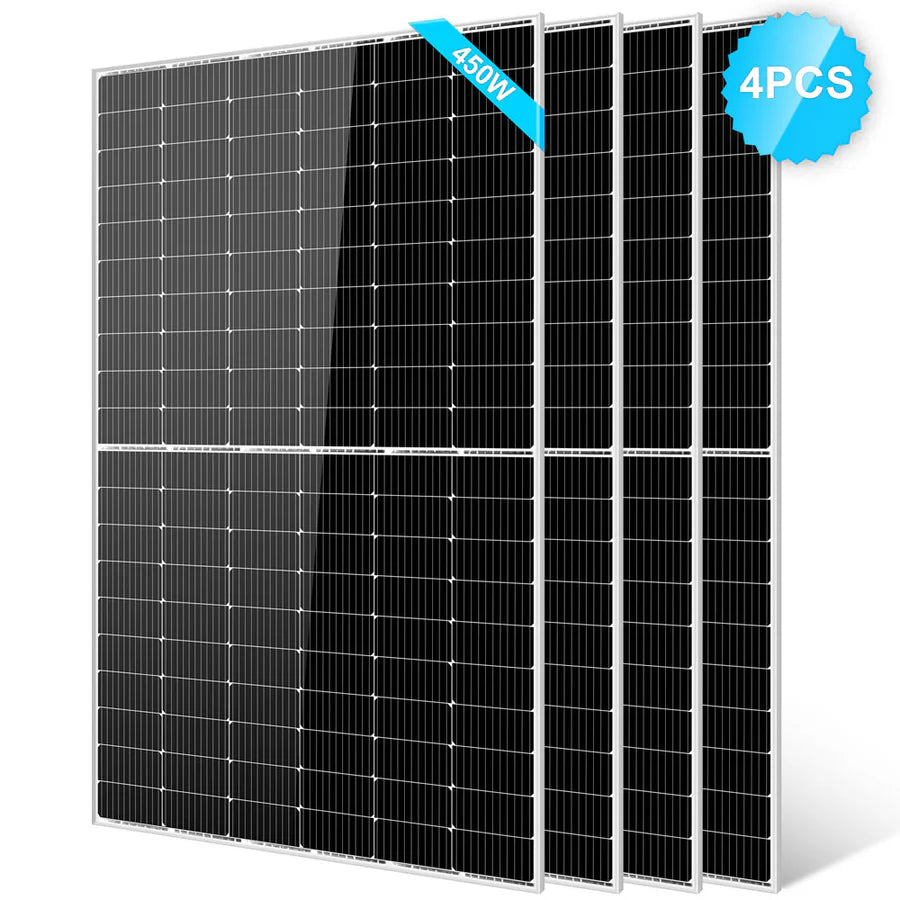 450 Watt Monocrystalline PERC Solar Panel - 4 units