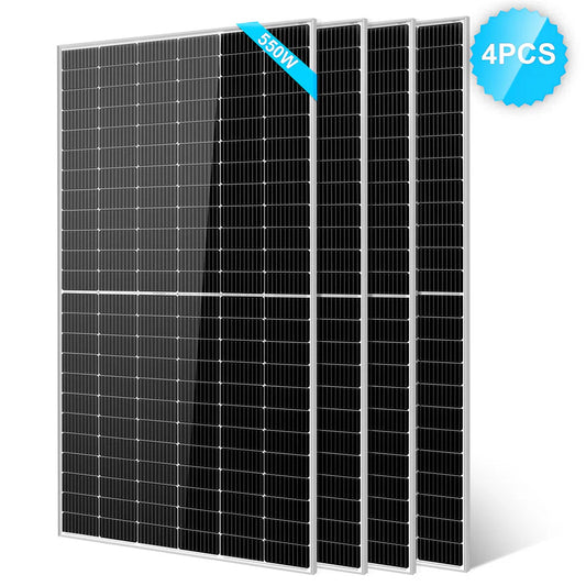 550 Watt Monocrystalline PERC Solar Panel - 4 units