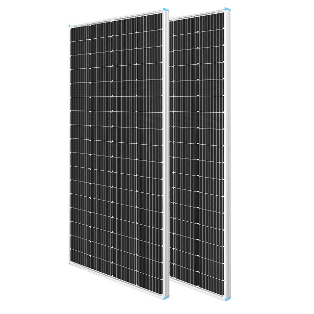 2pcs 200 Watt 12 Volt Monocrystalline Solar Panel