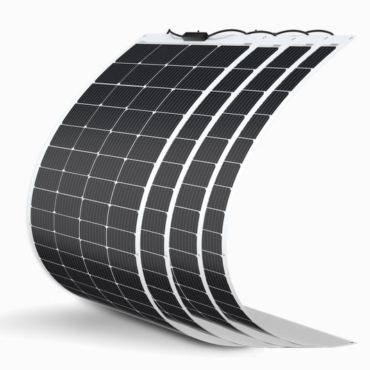 4pcs 200 Watt 12 Volt Flexible Monocrystalline Solar Panel