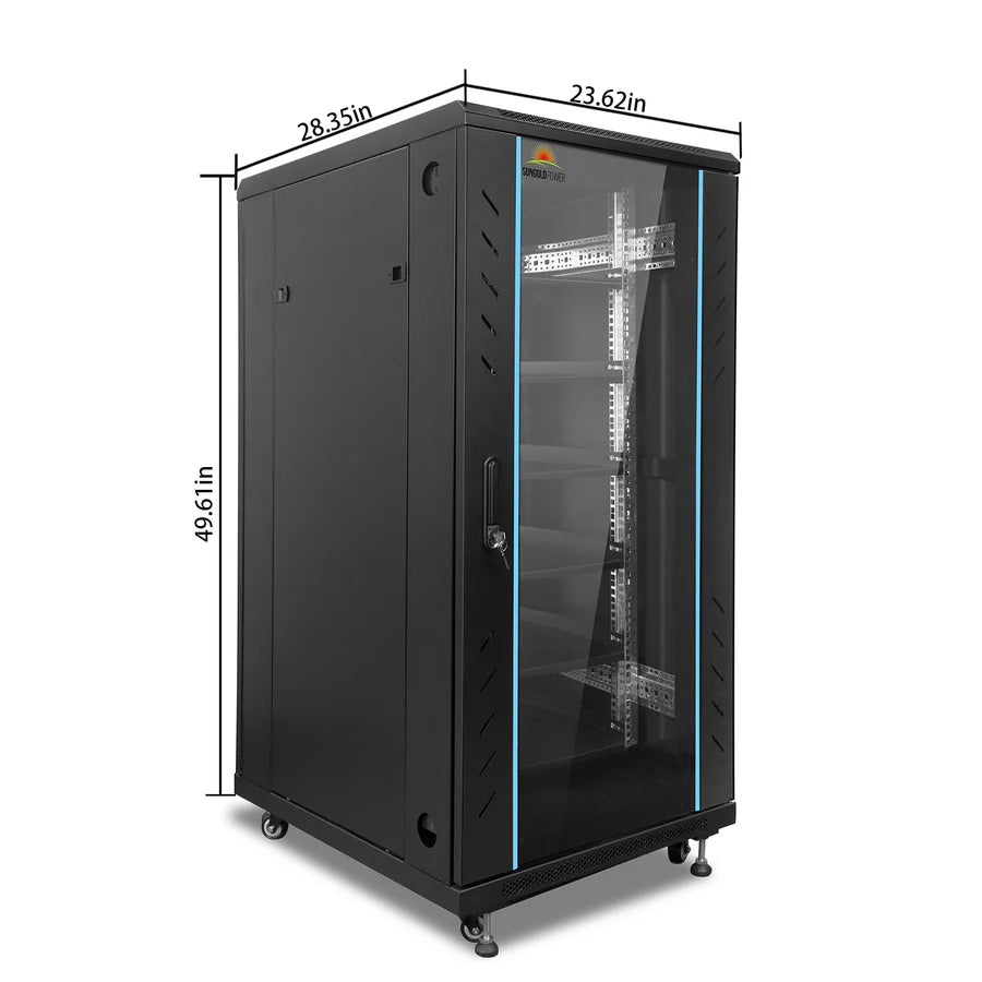 Enclosed Battery Cabinet 6 Slot with Bus Ba