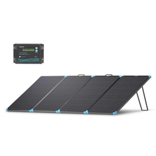 220W Lightweight Portable Solar Suitcase + Charge Controller