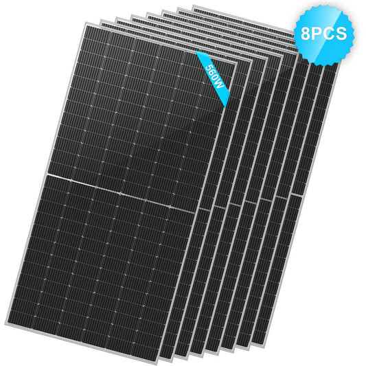 560 Watt Bifacial PERC Solar Panel - 8 units