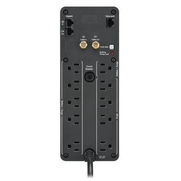 APC Back-UPS Pro, 1350VA/810W, Tower, 120V, 10x NEMA 5-15R outlets, Sine Wave, AVR, USB Type A + C ports, LCD, User Replaceable Battery