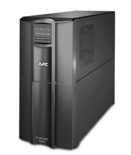 APC Smart-UPS, Line Interactive, 3kVA, Tower, 120V, 8 NEMA 5-15R+2 NEMA 5-20R outlets, SmartConnect Port+SmartSlot, AVR, LCD